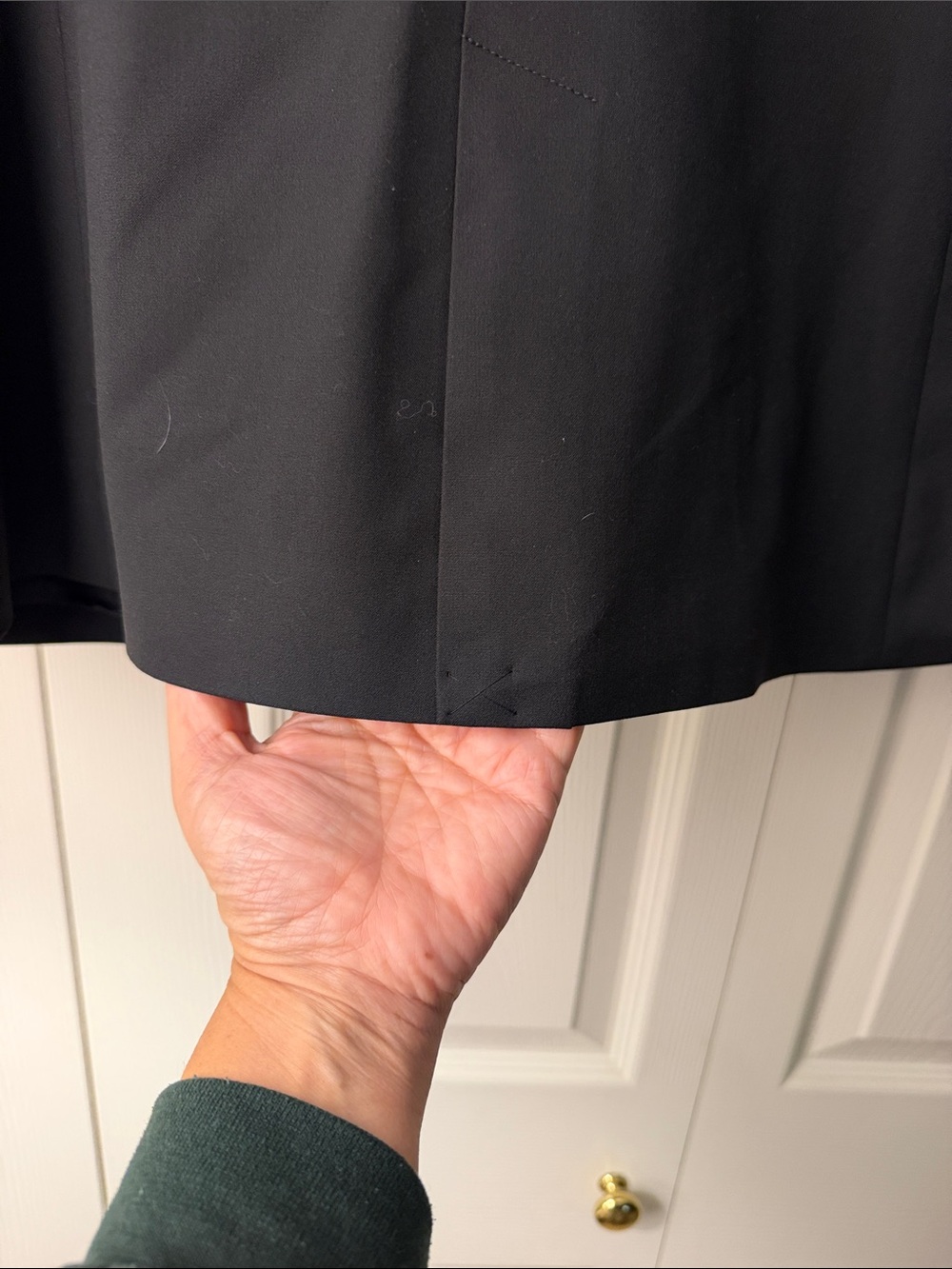 Banana Republic Women's Black Single-Button Suit Blazer - Picture 8 of 9